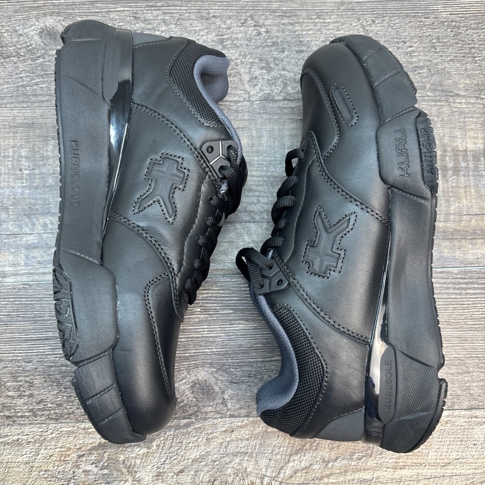 KURU Kinetic 2 Women's 9.5 Wide Sneaker Anti-Slip Work Black Leather $179 NEW - Picture 8 of 10